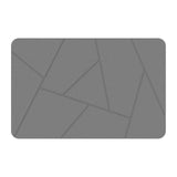(Dark Gray) Bath Mat Quick Drying Diatomaceous Floor Rug for Bathroom and Kitchen, Absorbent Earth Mat Easy Clean Bathmat Door Mat  Dark Gray