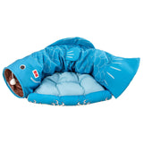 for Cat Tunnel Tube Collapsible Tent Maze House+Bed for Rabbit Small Animals