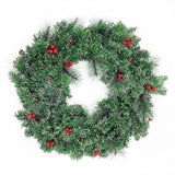 Christmas Wreath Artificial Plastic Garland Decoration Car Home Holiday Window Wall Festival Party Front Door Ornaments