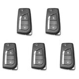 For XKTO01EN Wire Remote Key 2 Buttons for VVDI Key