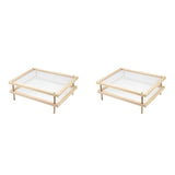 Stackable Food Dryer with Net Wooden Pasta Herb Drying Racks