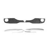 Front Bumper Fog Light Bezel Cover Frame Trim Kit for