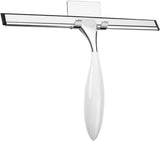 Shower Scraper, Shower Glass Door Scraper, Multi-purpose Window Scraper For Shower Door Tile Backsplash, Stainless Steel, Non-slip Handle, Long Blade,