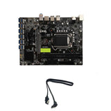 Miner Motherboard B250C BTC 12USB3.0 to PCI-E X16 2xDDR4 DIMM Rj45 PS/2 4SATA