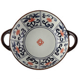 Double-Eared Soup Bowl, Ceramic Household Irregular Shaped Bowl, C