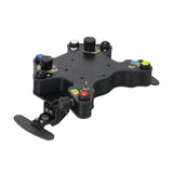 Black Alloy 1.9 Wheel Rim Set (2 front +2 Dually Rear) for RC4WD RC Car Crawler