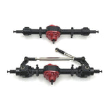 Front & Rear Axle Assy for MNMODEL 1/12 MN82 LC79 MN78 RC Car, Black