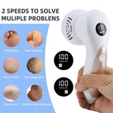 Portable Electric Foot Callus Remover Kit for Dead Hard Cracked Black