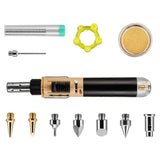 Cordless Gas Soldering Iron Heat Flame Control Welding Tool,B