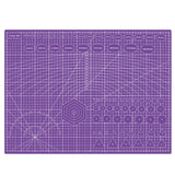 A2 Cutting Mat, Self Healing Sewing Mat, Rotary Craft Mat Double Sided, 18'x24', Purple