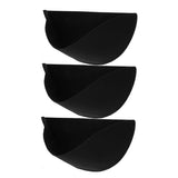 3pcs Planter Basket Liner for Hanging Baskets Non Woven Flowerpot Inserts for Plants Convenient Gardening for Nursery Pots Half Design