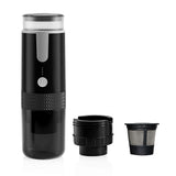 Portable Espresso Maker, Electric Travel Coffee Machine for Office Travel Camping Fit Coffee Powder & Coffee Capsule