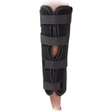 3Panel Knee Immobilizer Full Leg Support Brace, Aluminum alloy Straight Knee Splint  (Update Size M)
