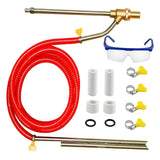 HighPressure Sandblasting Kit Replacement 1/4 Industrial Paint Rust Removal Tool Accessories Set 14pcs Sand Blast Kit