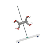 Lab Iron Frame Titration Table Fixed Clamp Practical Butterfly Clip Titration Clip for Competitions Classroom, Metal