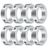 8pcs Set Screw Collars 28mm Bore, Aluminum Shaft Collars, 41mm OD and 11mm Thickness, Set Screw Clamp Collar, Stop Collar for Linear Rod Shaft Guide