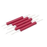 10 PCS RI80 9 50MM 5W 1M 2M 3M 5M 10M 20M 30M Ohm Noninductive Dahongpao Resistance (Size : 10M)