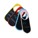 Hanging Blackboard Set of 4 Wooden Dry Erase Boards Mini Chalkboard DIY Memo Board Wall Decor for Home Classroom Church