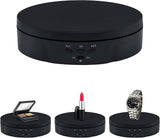 Professional Photography Automatic Carousel 360 Degree Rotating Display For Video/jewelry/watches - 1pc (frost Black)