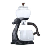 Teapot set for weddings, birthdays and family gatherings, borosilicate glass, suction cup, teakettle