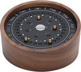 Planetary Calendar, Wooden Planetary Perpetual Calendar For Office Home Decoration (walnut (black))