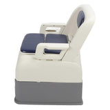 Bedside Commode Toilet with Detachable Armrests Portable Moible Odorless Soft Seat Solid Toilet for Elderly Pregnant Women