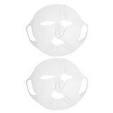 2pcs Silicone Face Mask Cover Ear-Hook Facial Mask Sheet Reusable 3d Face Mask Cover For Women Skincare Hydrotherapy Patch Wrap For Beauty Prevent Eva