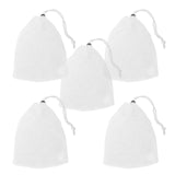 5pcs Drawstring Storage Bag Multi-functional Travel Pouch Decorative Wrapping Bag