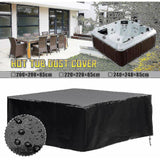 220x220x85cm Hot Tub Cover Protect Black Electric Insulation Spa Cover