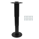 Table Pedestal Stand Base 310mm to 710mm Adjustable Aluminum Alloy Table Pedestal Stand for RV Camper Caravan Boat Yacht