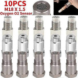 2025 Latest Model 10-1PCS Car Oxygen O2 Sensor M18X15 Adapter Fitting CEL Fix