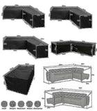 2025 Latest Model 12 Size L Shape All-purpose Covers Waterproof Rattan Corner