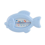Baby Bath Thermometer Cute Little Fish Shape Baby Bathtub Water Thermometer for Wet Dry Use Blue