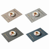 2025 Latest Model Place sets (4-Set), slide washable table sets, PVC
