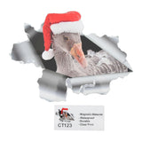 Christmas Fridge Magnets Waterproof 3D Hole Effect Refrigerator Magnet Sticker For Lockers CT123