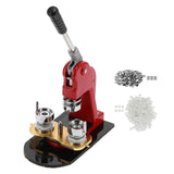 Button Maker Badge Making Press Pressing Machine 25mm with 1000 Buttons for DIY Household