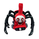 Plush Train Doll Toy Cute PP Cotton Soft Skin Friendly Cartoon Train Plush Toy for Kids Children Red