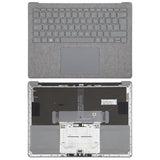 For Microsoft Surface Laptop 3 / 4 / 5 13.5 inch UK Keyboard with C Shell / Touch Board (Grey)