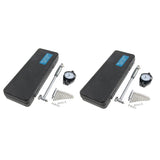 2 Set Engine Cylinder Dial Bore Gauge Gage Indicator 50-160mm 0.01mm Black