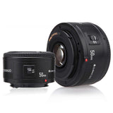 YONGNUO YN50MM F1.8C II F1.8 Auto Focus Lens for Canon EF Mount New Lens (Black)