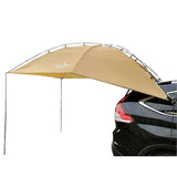 Laputa Outdoor Self-driving Barbecue Camping Vehicle Tail Car Side Tent Silver Coated