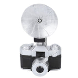 Nostalgic Vintage Camera Ornament European Style Iron Decompression Old Retro Camera Model Statue for Living Room Bookcase Desktop