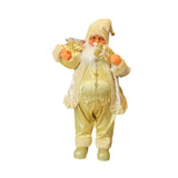 (Gold) Christmas Figurine Ornament Crafts for Tabletop Party Favors Supplies Office Pink