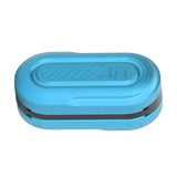 3 Layer Magnetic ADHD Haptic Slider Adult Metal Capsule Shaped Anxiety Stress Relief Push Slider Toy Blue