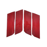 Carbon Fiber for 2005-2013 Car Sides Body Air Vent Outlet Cover Trim ,Red