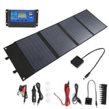 120W Portable Solar Panel Charger - High-Efficiency, Foldable, Outdoor Power Solution