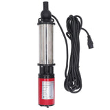 DC24V 300W DC Deep Well Pump 4m/h 15m Lift Copper Motor Solar Water Pump for Households Farms Camping Vehicles
