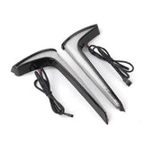 Motorcycle Front Fairing LightIndicator Run Turn Brake Lights for Indian Chieftain Pursuit Black an