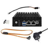 N3160 Mini PC 6W Dual Gigabit Mini Host X86-P1 Soft Routing Low Power Quad Core Four Thread 2xUSB3.