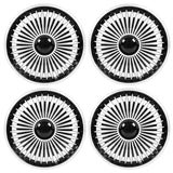 4Pcs Hub Cover 14 Inch Hub Protective Decorative Hub Cap Replacement For Ford Fiesta Escort